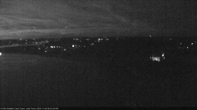 Lake Travis webcam, November 4, 2020 6:25 PM CT