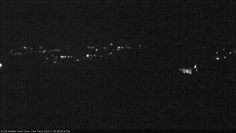 Lake Travis webcam, November 4, 2020 7:00 PM CT