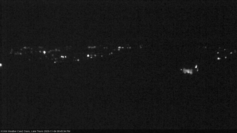 Lake Travis webcam, November 4, 2020 8:45 PM CT
