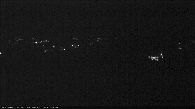 Lake Travis webcam, November 4, 2020 10:25 PM CT