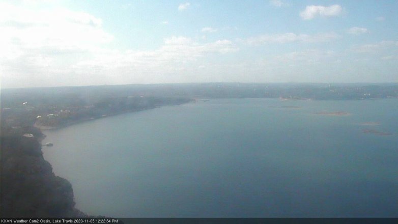 Lake Travis webcam, November 5, 2020 12:25 PM CT