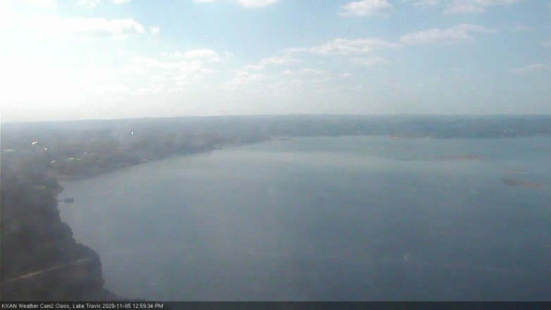 Lake Travis webcam, November 5, 2020 1:00 PM CT