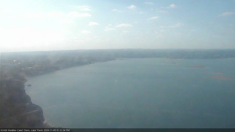 Lake Travis webcam, November 5, 2020 1:25 PM CT
