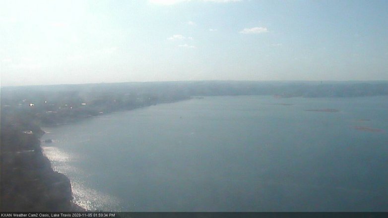 Lake Travis webcam, November 5, 2020 2:00 PM CT