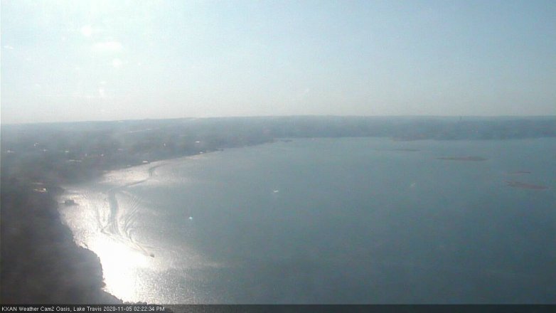 Lake Travis webcam, November 5, 2020 2:25 PM CT