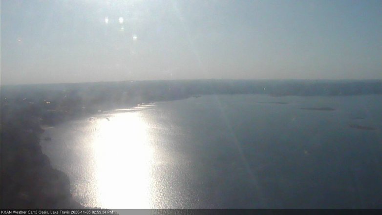 Lake Travis webcam, November 5, 2020 3:00 PM CT