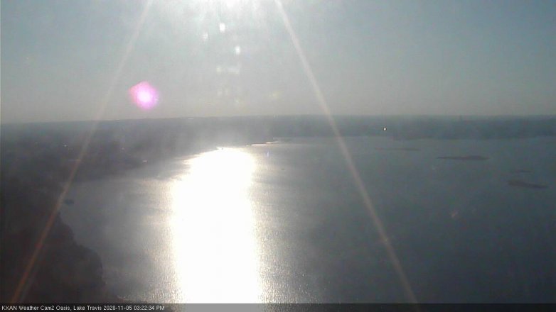 Lake Travis webcam, November 5, 2020 3:25 PM CT