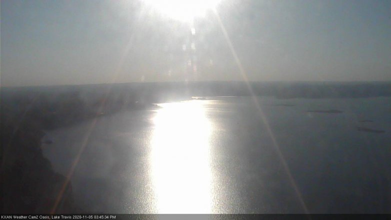 Lake Travis webcam, November 5, 2020 3:45 PM CT