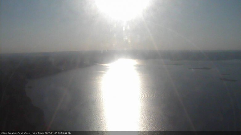 Lake Travis webcam, November 5, 2020 4:00 PM CT