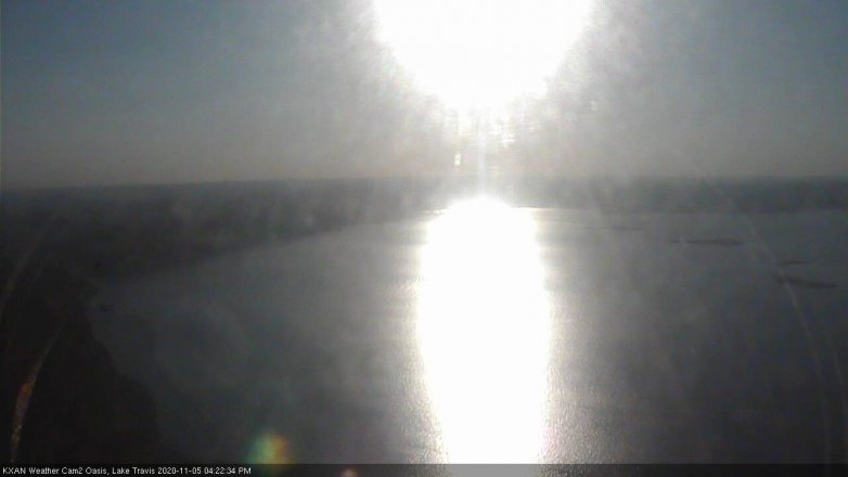 Lake Travis webcam, November 5, 2020 4:25 PM CT