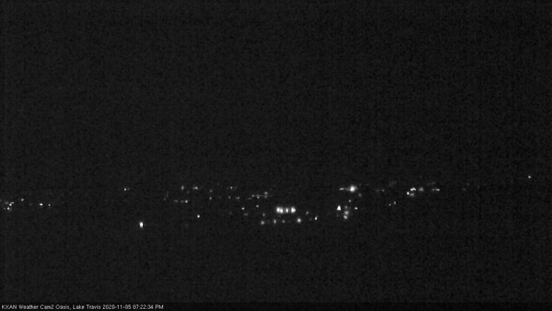 Lake Travis webcam, November 5, 2020 7:25 PM CT