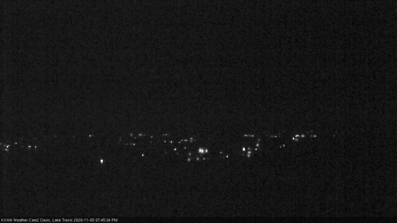 Lake Travis webcam, November 5, 2020 7:45 PM CT