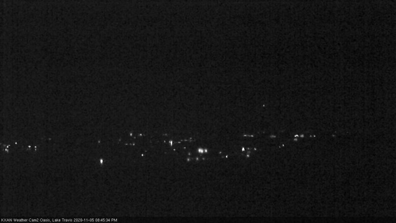 Lake Travis webcam, November 5, 2020 8:45 PM CT