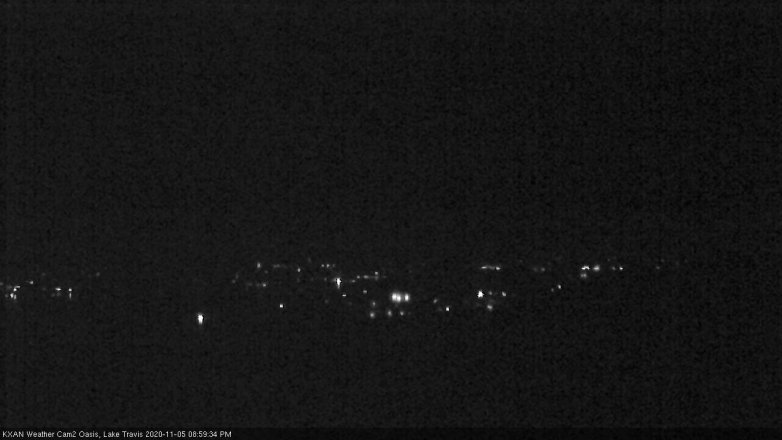 Lake Travis webcam, November 5, 2020 9:00 PM CT