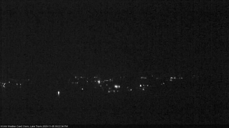 Lake Travis webcam, November 5, 2020 9:25 PM CT