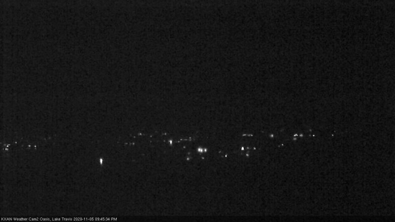 Lake Travis webcam, November 5, 2020 9:45 PM CT