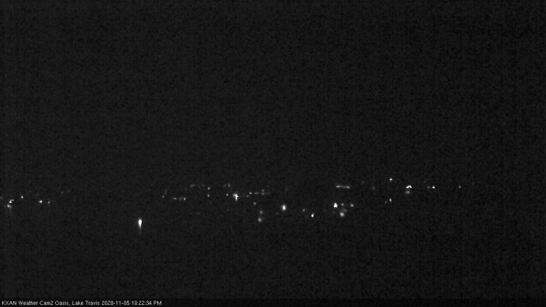 Lake Travis webcam, November 5, 2020 10:25 PM CT