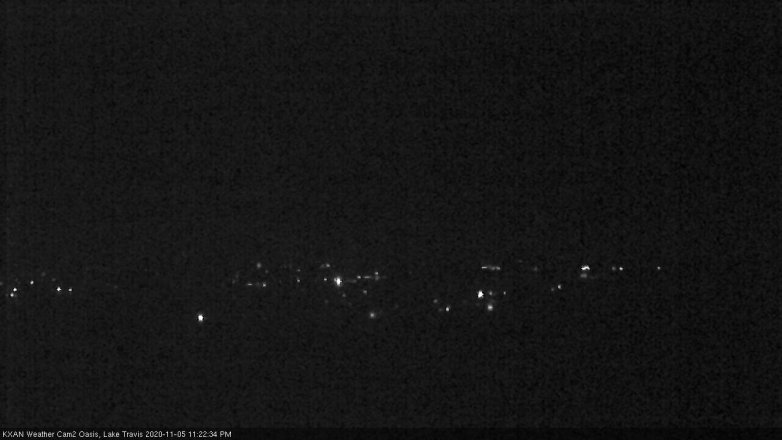 Lake Travis webcam, November 5, 2020 11:25 PM CT