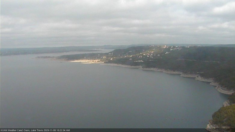 Lake Travis webcam, November 6, 2020 10:25 AM CT