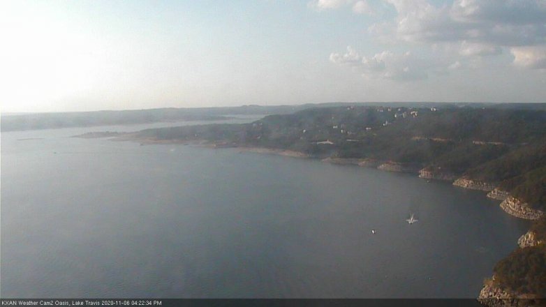 Lake Travis webcam, November 6, 2020 4:25 PM CT