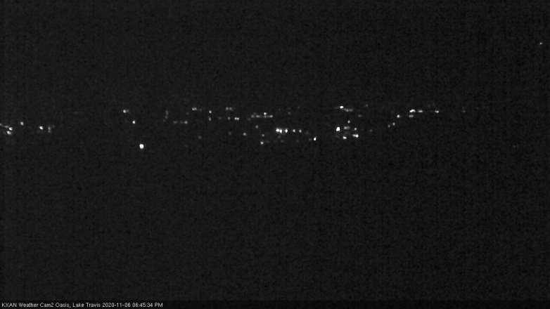 Lake Travis webcam, November 6, 2020 6:45 PM CT