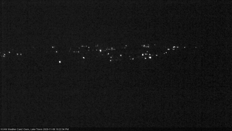 Lake Travis webcam, November 6, 2020 10:25 PM CT