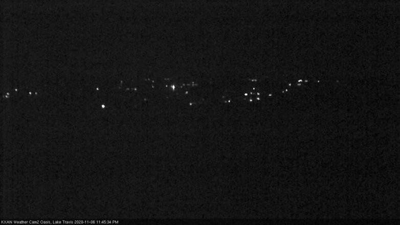 Lake Travis webcam, November 6, 2020 11:45 PM CT