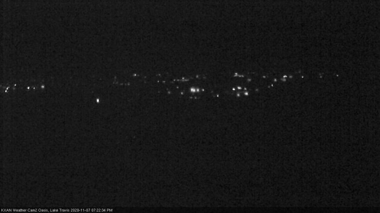 Lake Travis webcam, November 7, 2020 7:25 PM CT