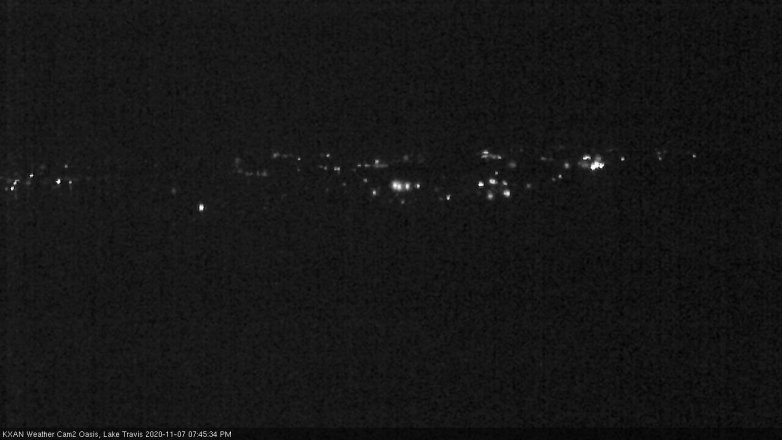 Lake Travis webcam, November 7, 2020 7:45 PM CT