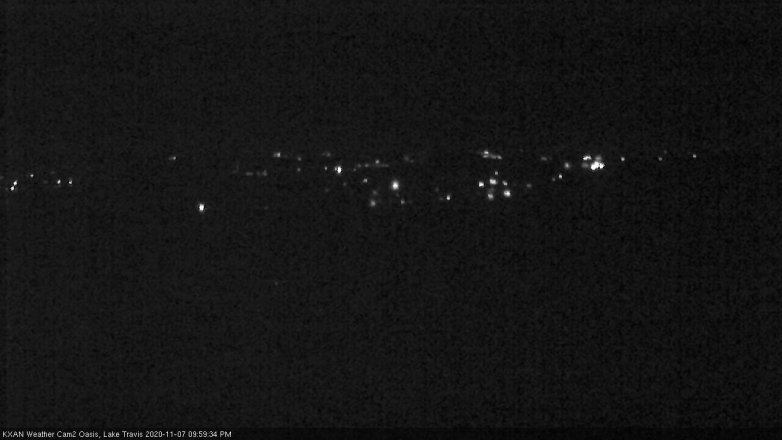 Lake Travis webcam, November 7, 2020 10:00 PM CT