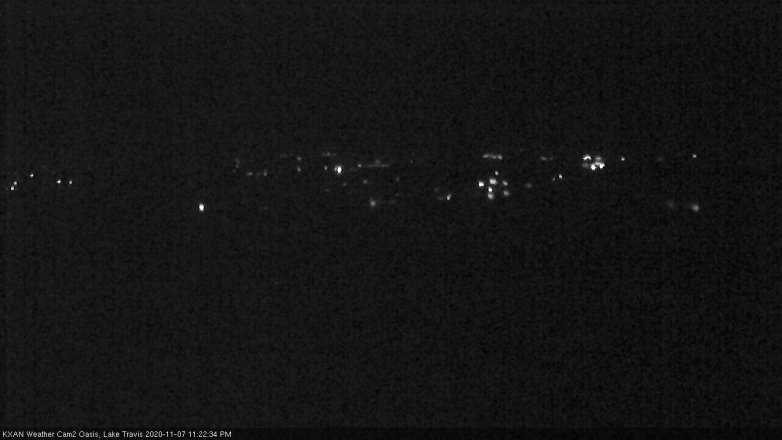 Lake Travis webcam, November 7, 2020 11:25 PM CT