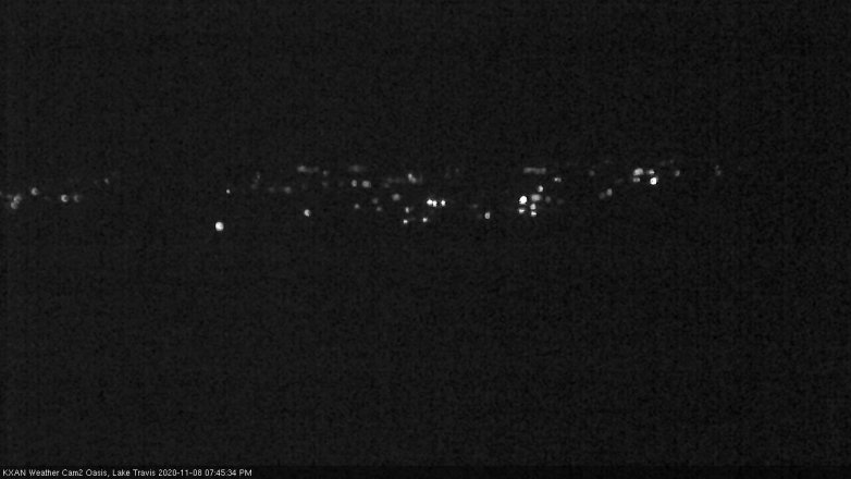Lake Travis webcam, November 8, 2020 7:45 PM CT