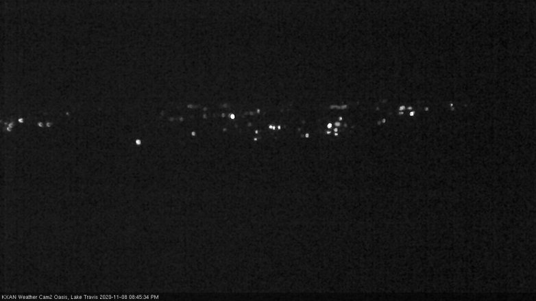 Lake Travis webcam, November 8, 2020 8:45 PM CT