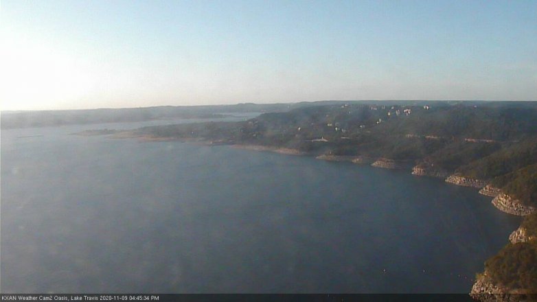 Lake Travis webcam, November 9, 2020 4:45 PM CT