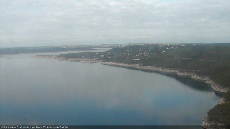 Lake Travis webcam, November 10, 2020 9:45 AM CT
