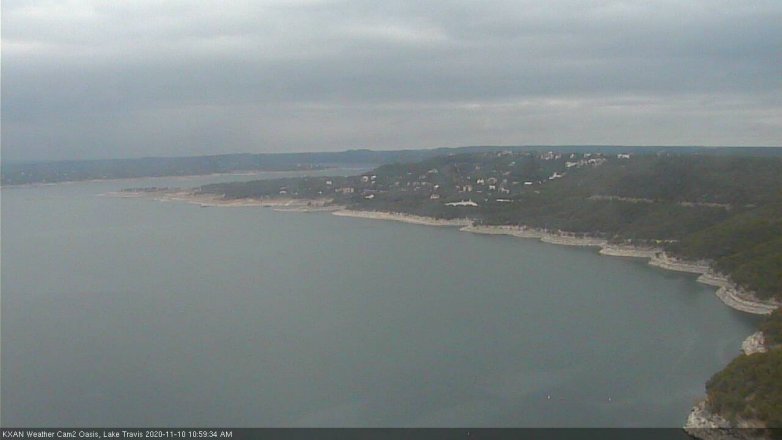Lake Travis webcam, November 10, 2020 11:00 AM CT