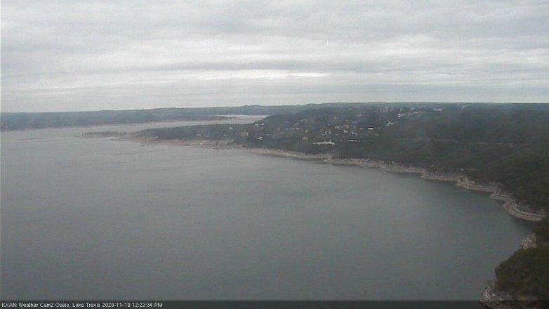 Lake Travis webcam, November 10, 2020 12:25 PM CT