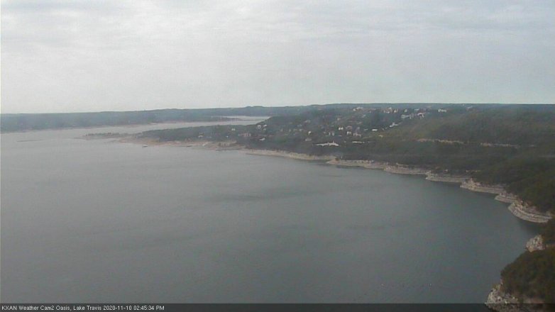 Lake Travis webcam, November 10, 2020 2:45 PM CT