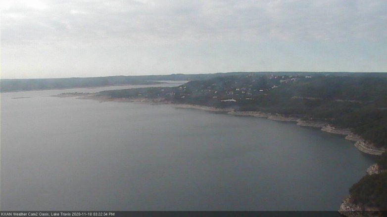 Lake Travis webcam, November 10, 2020 3:25 PM CT