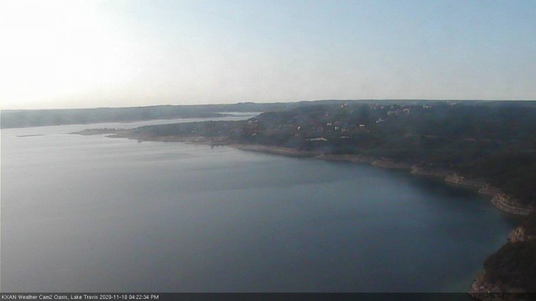 Lake Travis webcam, November 10, 2020 4:25 PM CT