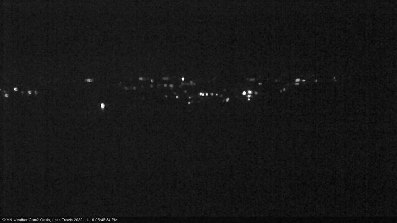 Lake Travis webcam, November 10, 2020 6:45 PM CT