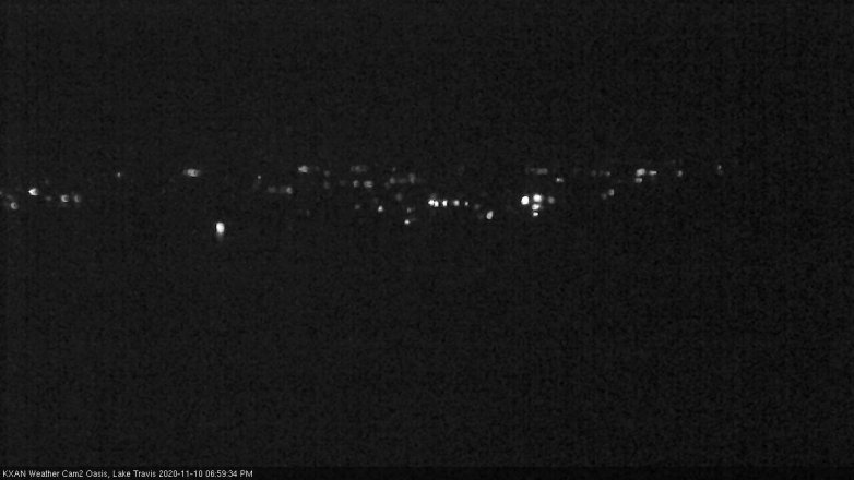 Lake Travis webcam, November 10, 2020 7:00 PM CT