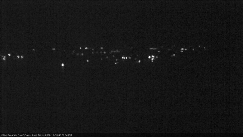 Lake Travis webcam, November 10, 2020 8:25 PM CT