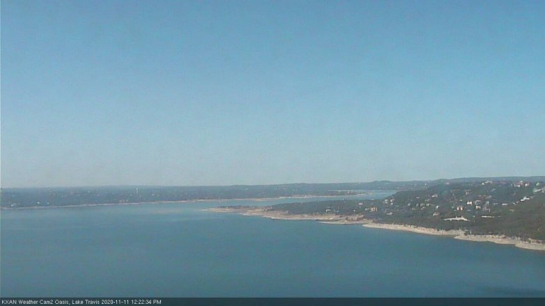 Lake Travis webcam, November 11, 2020 12:25 PM CT