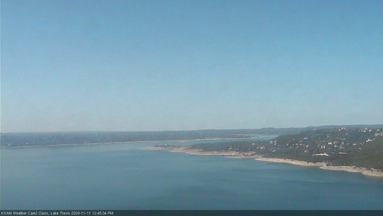 Lake Travis webcam, November 11, 2020 12:45 PM CT