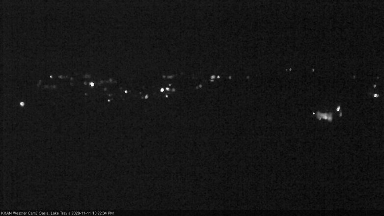 Lake Travis webcam, November 11, 2020 10:25 PM CT