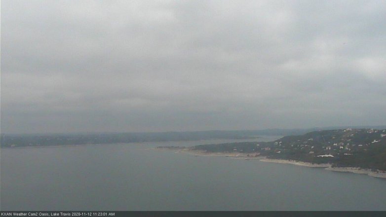 Lake Travis webcam, November 12, 2020 11:25 AM CT