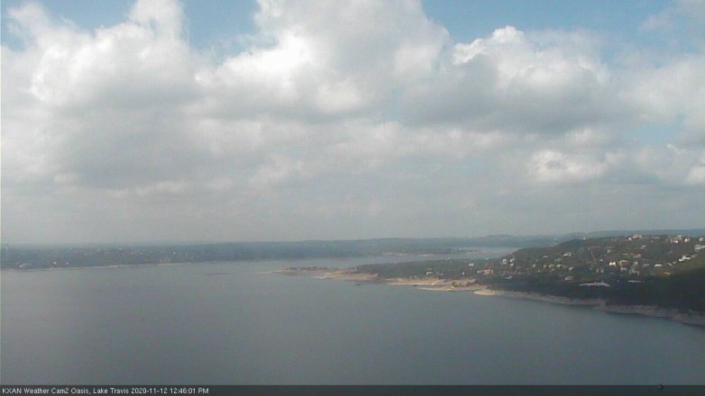 Lake Travis webcam, November 12, 2020 12:45 PM CT