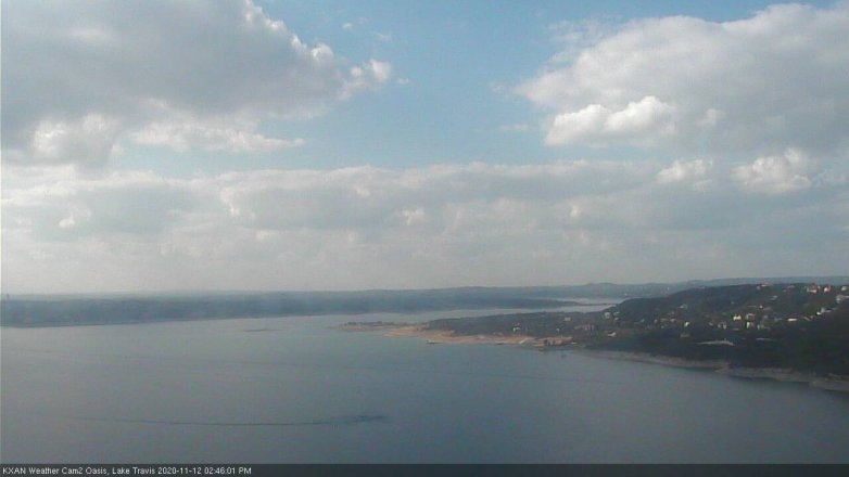 Lake Travis webcam, November 12, 2020 2:45 PM CT