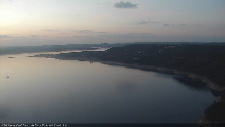 Lake Travis webcam, November 12, 2020 5:45 PM CT